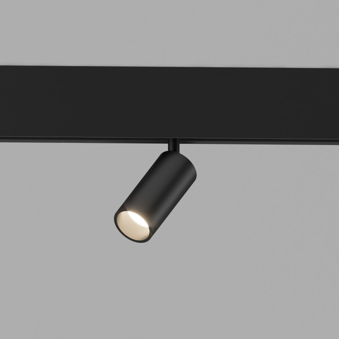 Magnetic Track Light Style Spot Black
