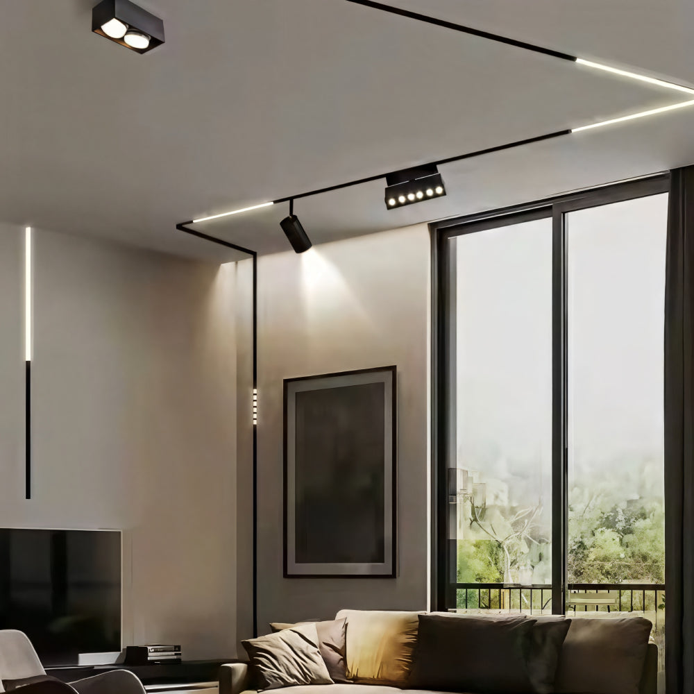 Magnetic Track Lighting System – Modular LED Fixtures